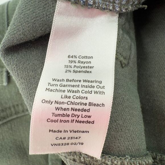 Talbots Flawless Women's High-Waisted Jeggings | 37” X 28” | Soft Olive Green - Picture 5 of 5